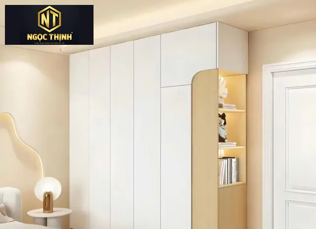 TỦ QUẦN ÁO GỖ MDF PHỦ MELAMINE MẪU 29